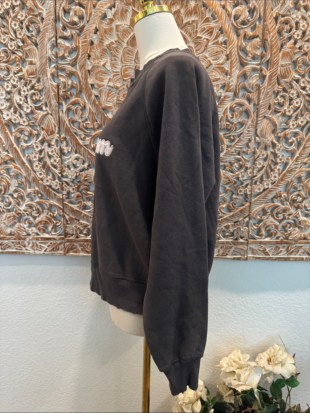 Camp David Wreck 'em Tech Dark Grey Crewneck Sweatshirt, Texas Tech University - Picture 7 of 15
